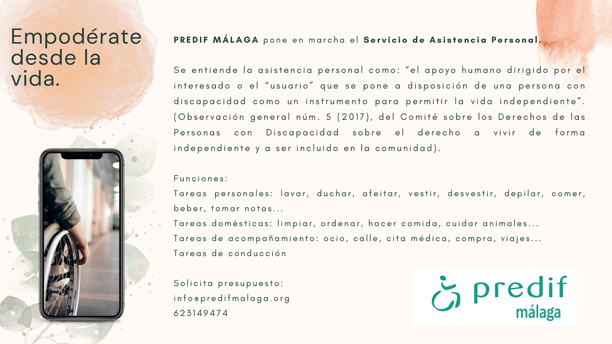empodérate desde la vida con el servicio de asistencia personal